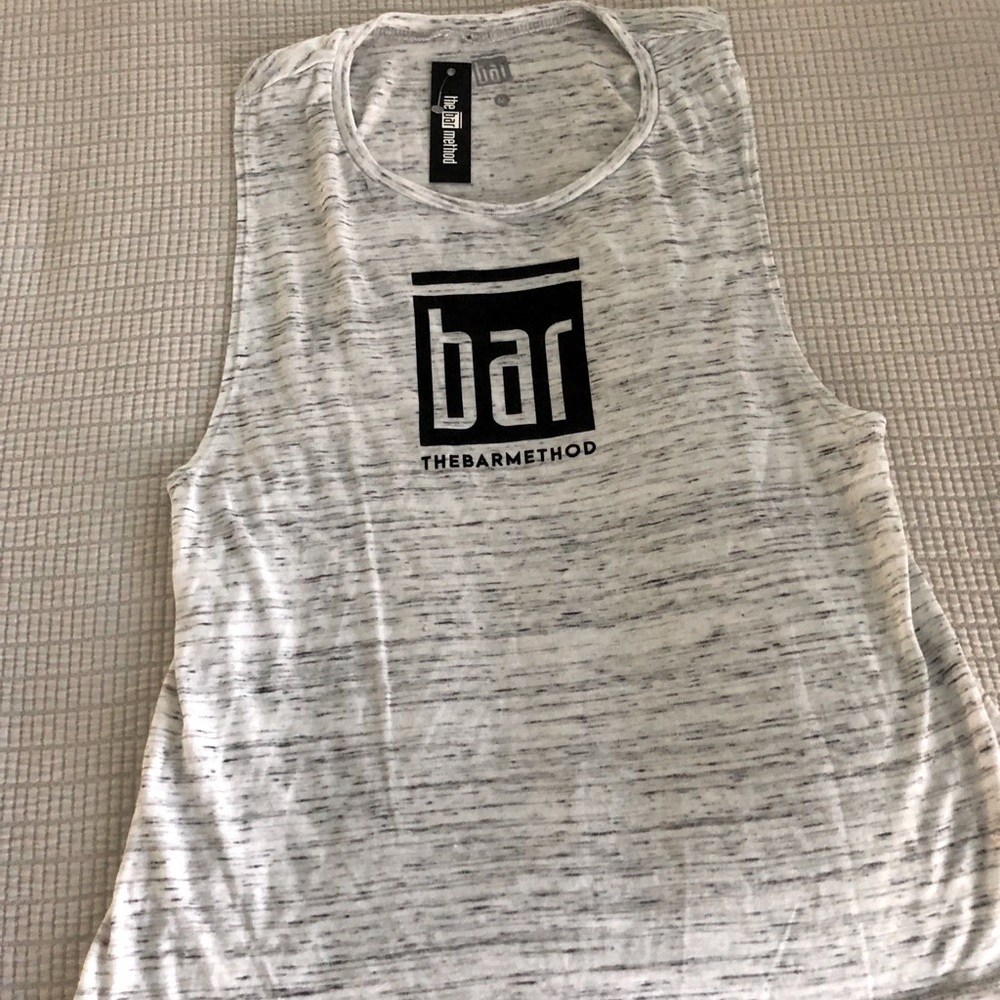 Bar Method Marble muscle tank size M NWT